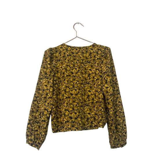 A New Day floral puff sleeve wrap top new with tag size XS - Picture 4 of 7